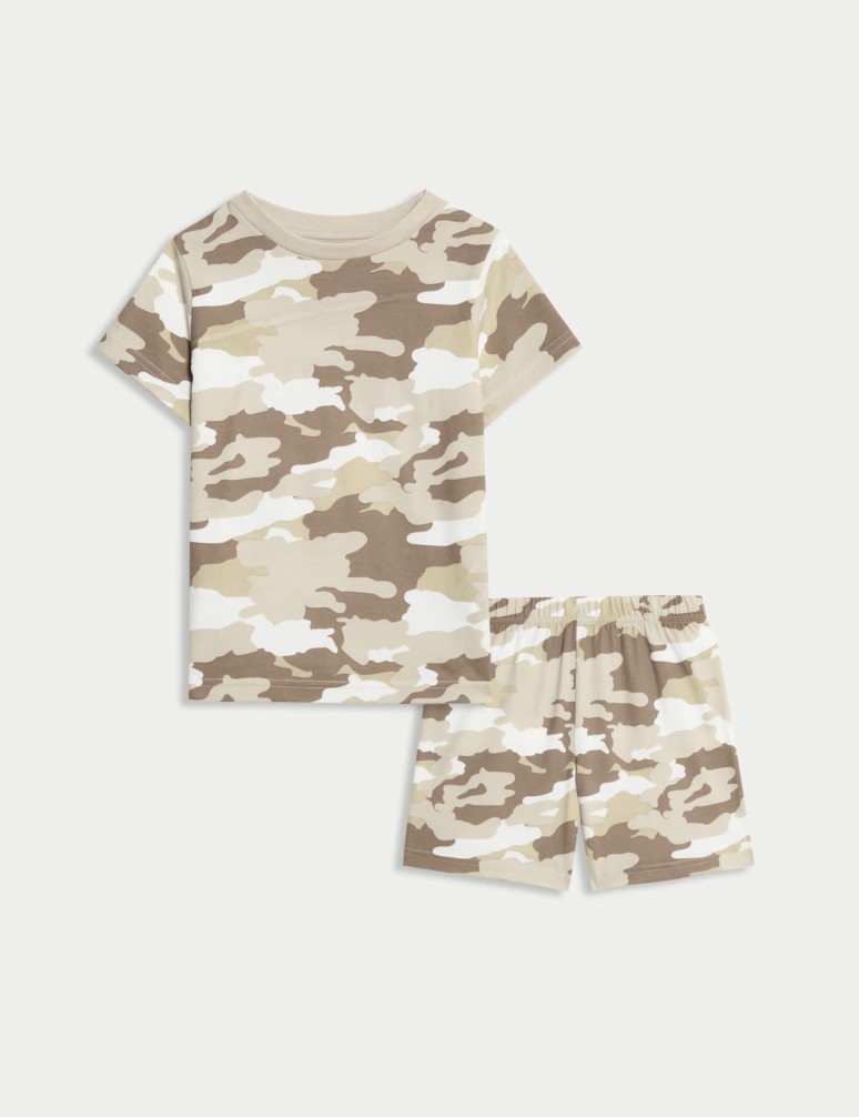 Maskáčové pyžamo z čisté bavlny (1–16 let)