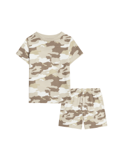 Maskáčové pyžamo z čisté bavlny (1–16 let)