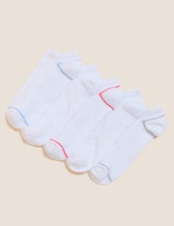 5 Pair Pack Trainer Liner Socks