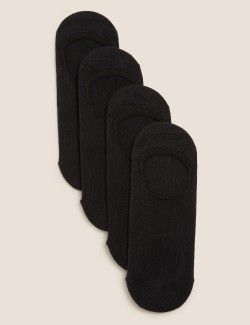 4pk Cotton Invisible Trainer Liners