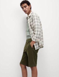 Regular Fit Stretch Chino Shorts