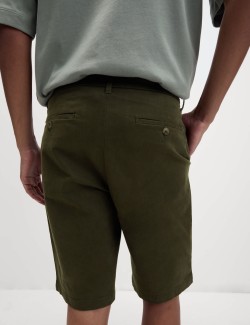Regular Fit Stretch Chino Shorts