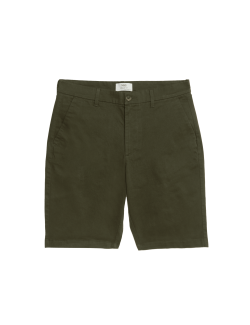 Regular Fit Stretch Chino Shorts