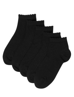 5 párů bezešvých kotníkových ponožek