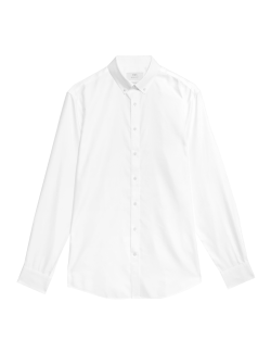 Košile z čisté bavlny klasického střihu s nežehlivou úpravou