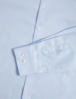 Košile z čisté bavlny klasického střihu s nežehlivou úpravou