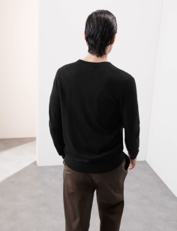 Pure Extra Fine Merino Wool V-Neck Cardigan