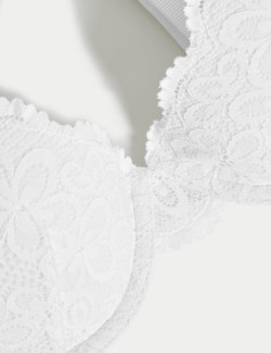 Krajková podprsenka Cleo s polovičním košíčkem a kosticemi, vel. A–E