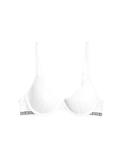 Krajková podprsenka Cleo s polovičním košíčkem a kosticemi, vel. A–E