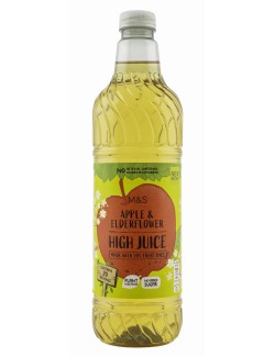 Jablečný sirup s extraktem z bezových květů, bez přidaného cukru, se sladidlem