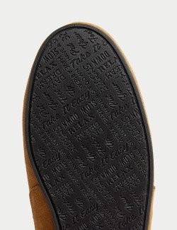 Suede Slippers with Freshfeet™