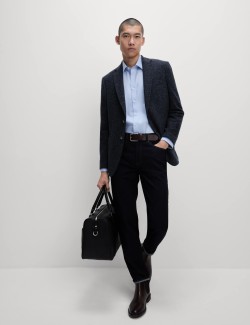 Košile z bavlny klasického střihu s nežehlivou úpravou