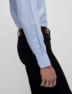 Košile z bavlny klasického střihu s nežehlivou úpravou