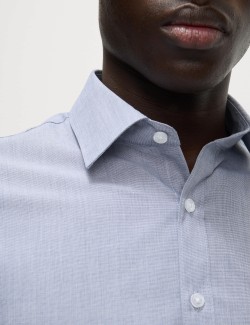 2pk Slim Fit Easy Iron Cotton Blend Shirts