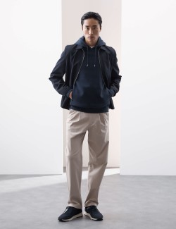 Mikina s kapucí s vysokým podílem bavlny