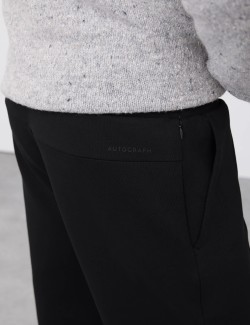 Rovné tepláky Pintuck s vysokým podílem bavlny