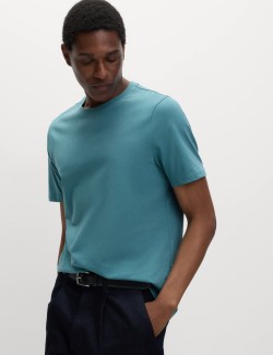 Tričko ke krku z čisté bavlny