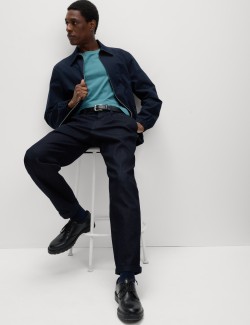 Tričko ke krku z čisté bavlny