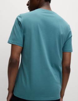 Tričko ke krku z čisté bavlny