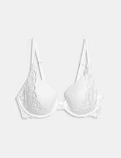 Amelia Lace Wired Plunge Bra (A-E)