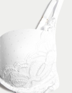 Amelia Lace Wired Plunge Bra (A-E)