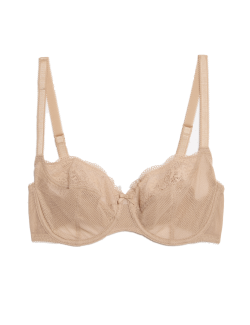 Jasmine Lace Wired Balcony Bra A-E