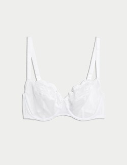 Balkonová podprsenka Jasmine s kosticemi a krajkou, vel. A–E