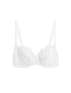 Balkonová podprsenka Jasmine s kosticemi a krajkou, vel. A–E