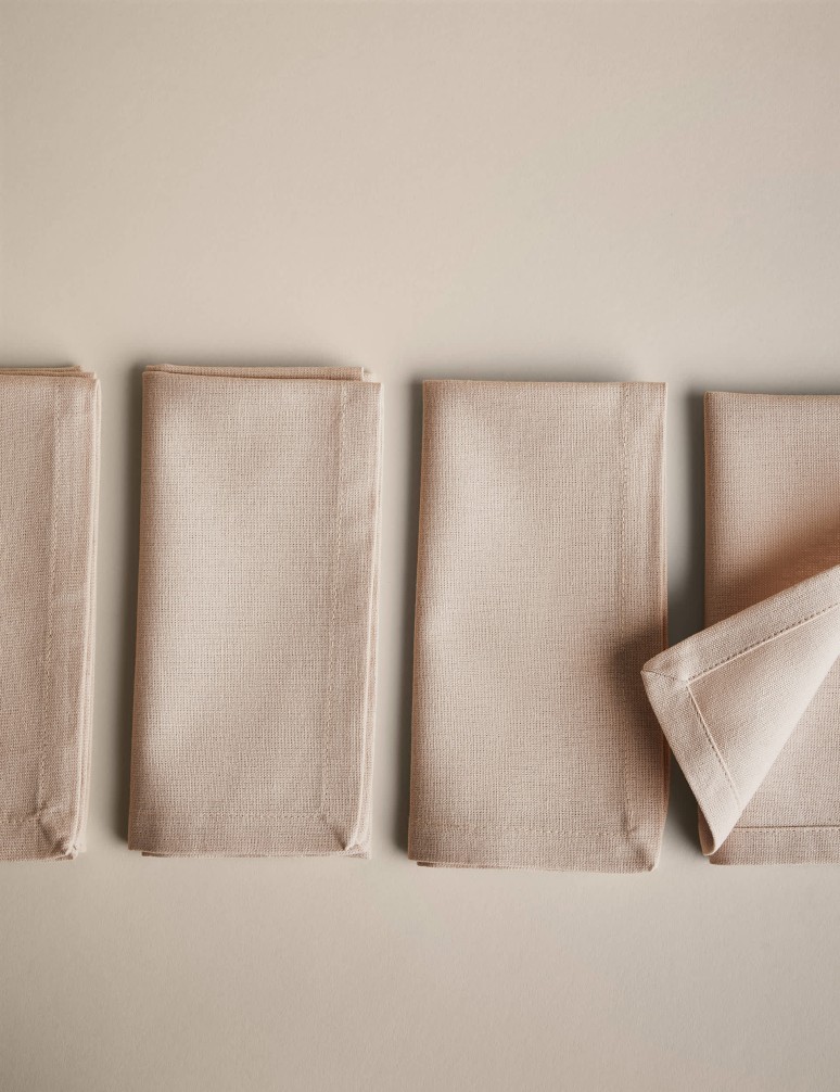 Set of 4 Pure Cotton Napkins