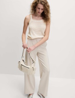 Embellished Slim Fit Knitted Vest