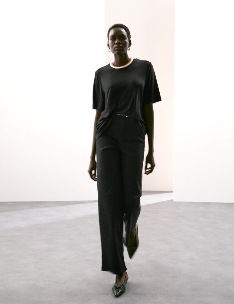 Žerzejové tričko, běžný střih