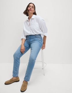 Džíny Lily úzkého střihu se strečem