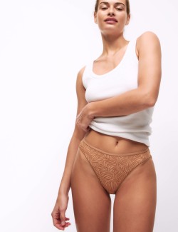 5pk No VPL Microfibre High Leg Knickers