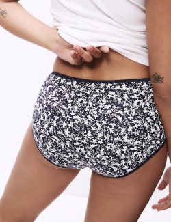 Kalhotky do pasu s potiskem z bavlny Lycra™, 5 ks