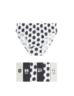 7pk Pure Cotton Football Briefs (2-8 Yrs)