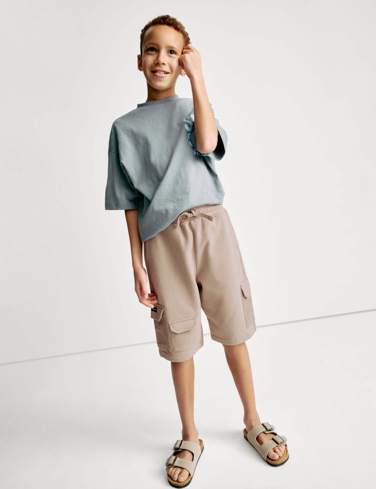 Cotton Rich Cargo Shorts (6-16 Yrs)