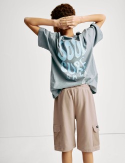 Cotton Rich Cargo Shorts (6-16 Yrs)