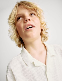 Košile, z čisté bavlny (6–16 let)