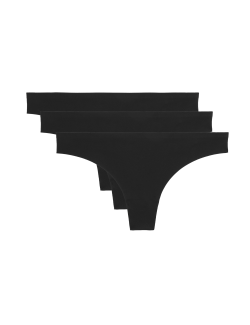 Tanga bez viditelných lemů, sada 3 ks