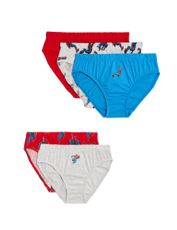 5pk Pure Cotton Spider-Man™ Briefs (2-8 Yrs)