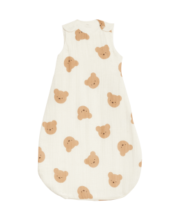 Spací pytel s motivem medvídka Spencera™, z čisté bavlny, tog 2,5 (0–3 roky)