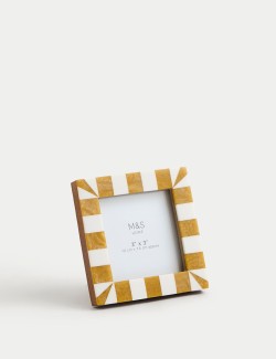 Set of 3 Checked Photo Frames 3x3 inch