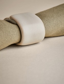 Set of 4 Ceramic Napkin Rings