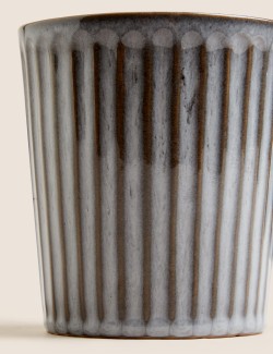 Ribbed Reactive Glaze Mug