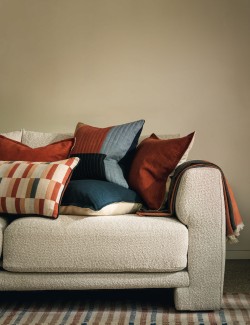 Polštářek z čisté bavlny s texturou