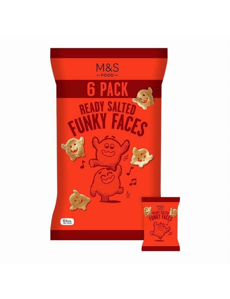 Solený a kořeněný extrudovaný snack s bramborovým škrobem a sušenými bramborami