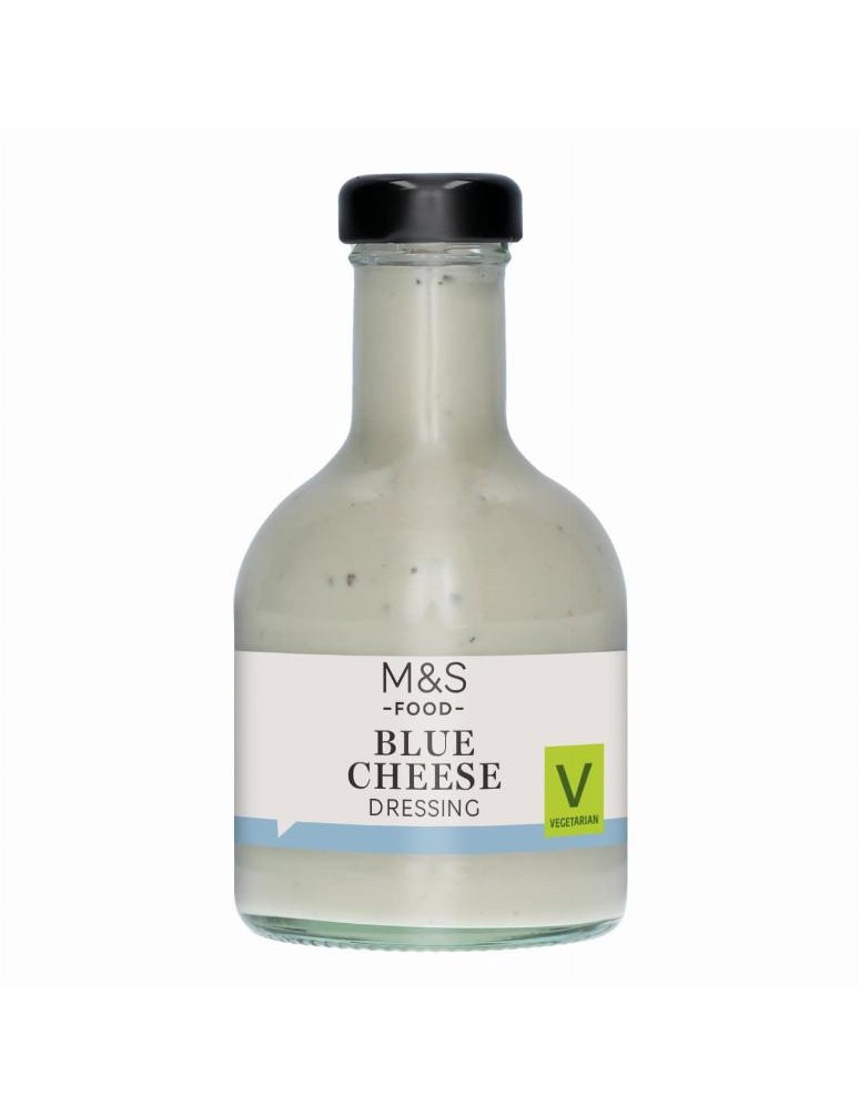 Dresink s řepkovým olejem, červeným vinným octem, plísňovým sýrem Long Clawson Blue Stilton®, bílým vinným octem a dijonskou hoř