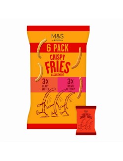 Extrudovaný snack z bramborové mouky a bramborového škrobu s příchutí rajčatového kečupu a extrudovaný snack z bramborové mouky 