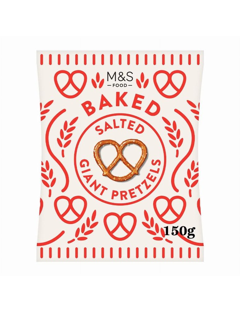 Velké pšeničné preclíky s mořskou solí