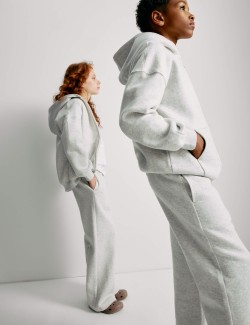 Tepláky se širokými nohavicemi, s vysokým podílem bavlny (2–16 let)